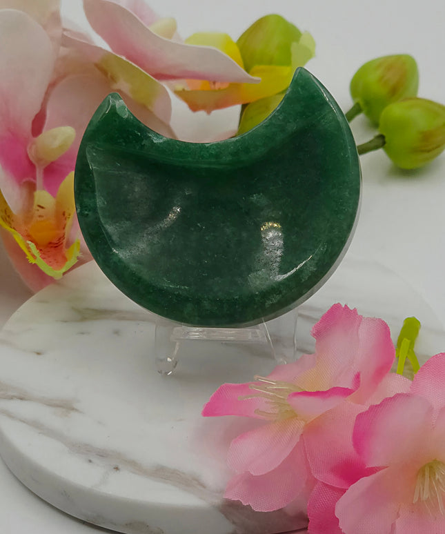 Green aventurine mini bowls