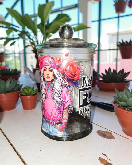 Reg confetti scoop apothecary jars