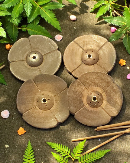 Wooden incense holders