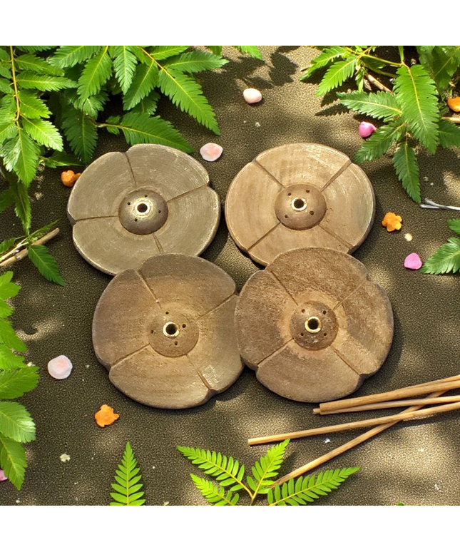 Wooden incense holders