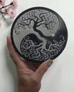 Black white tree