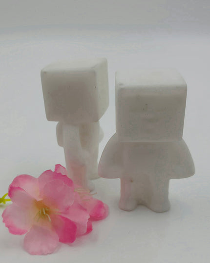 White jade minecraft carvings