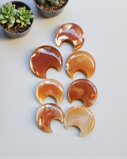 Carnelian moons